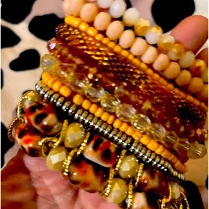 Stack of Individual bracelets